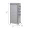 Honey Can Do 27" Gray Portable Wardrobe Closet with Cover & Side Pockets